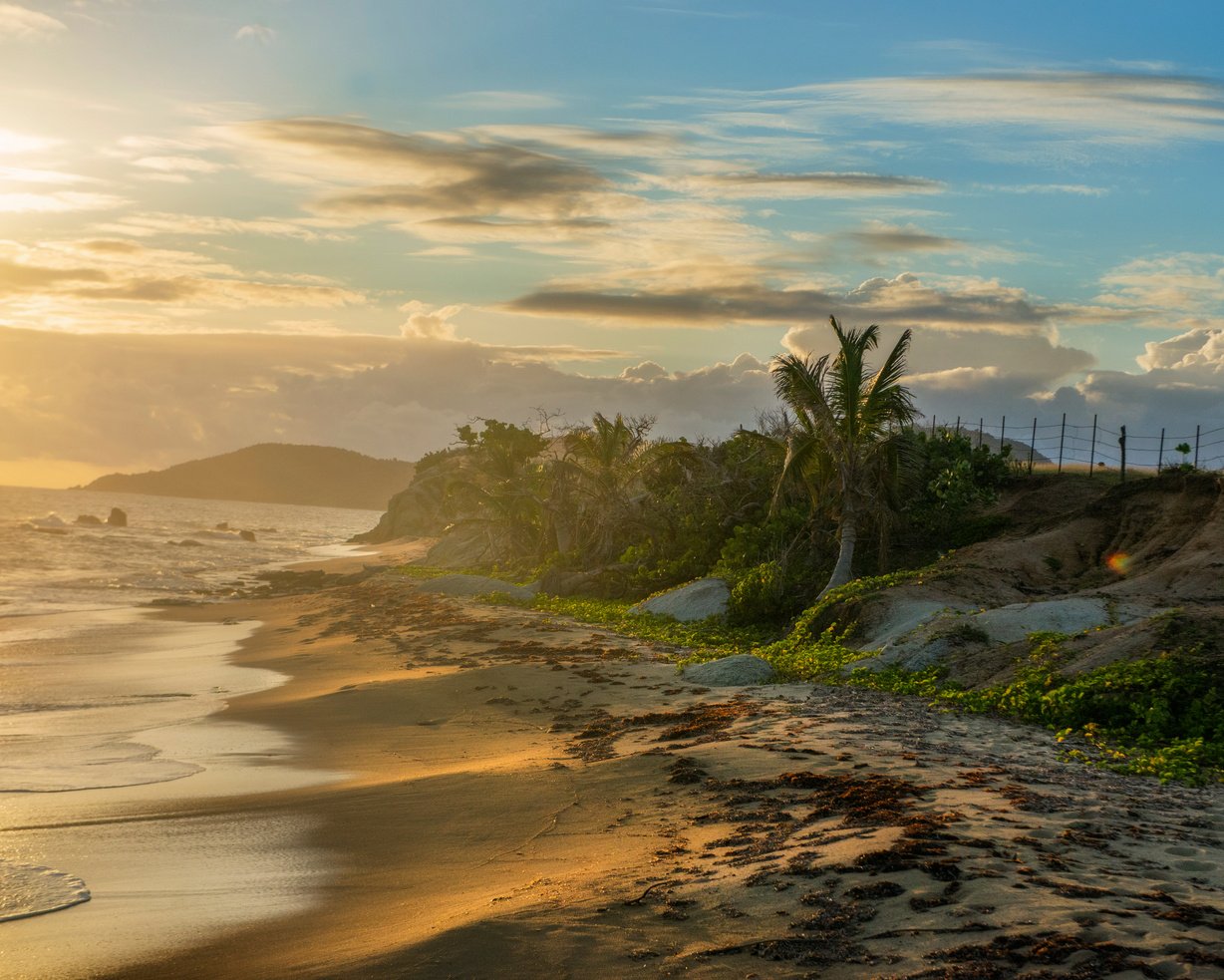 Sunset Over Vieques Island, Puerto Rico